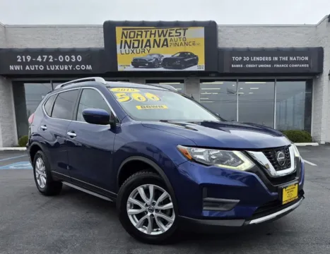 Blue 2019 NISSAN ROGUE SV for sale in Merrillville, IN