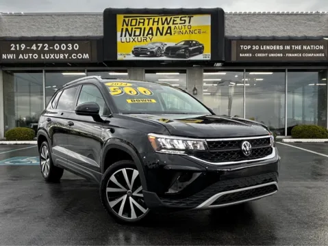 Black 2024 VOLKSWAGEN TAOS SE for sale in Merrillville, IN