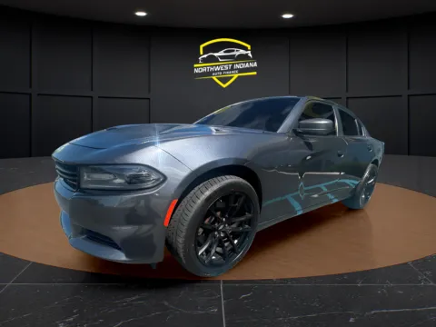 Gray 2017 DODGE CHARGER SXT for sale in Merrillville, IN