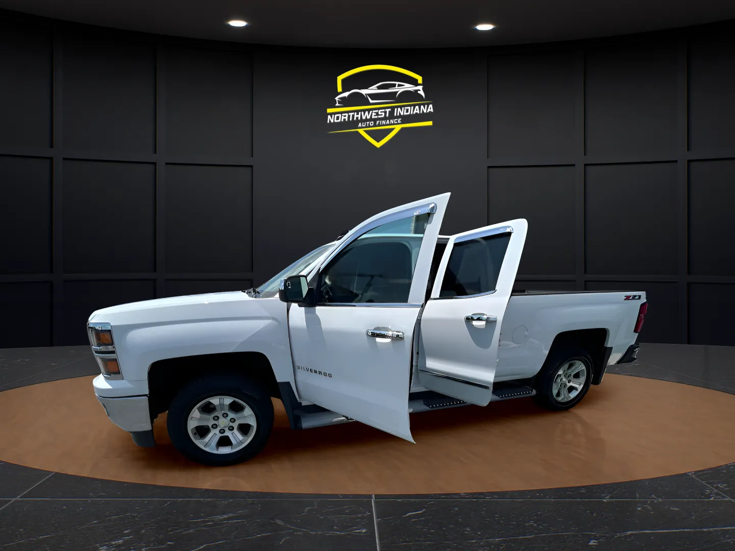 White 2015 CHEVROLET SILVERADO 1500 LTZ for sale in Merrillville, IN