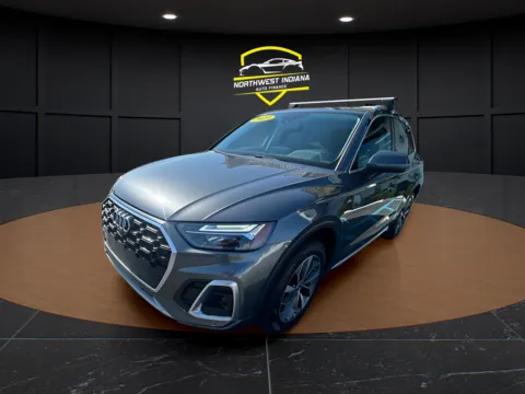 Gray 2023 AUDI Q5 QUATTRO S LINE PREM PLUS 45 TF for sale in Merrillville, IN