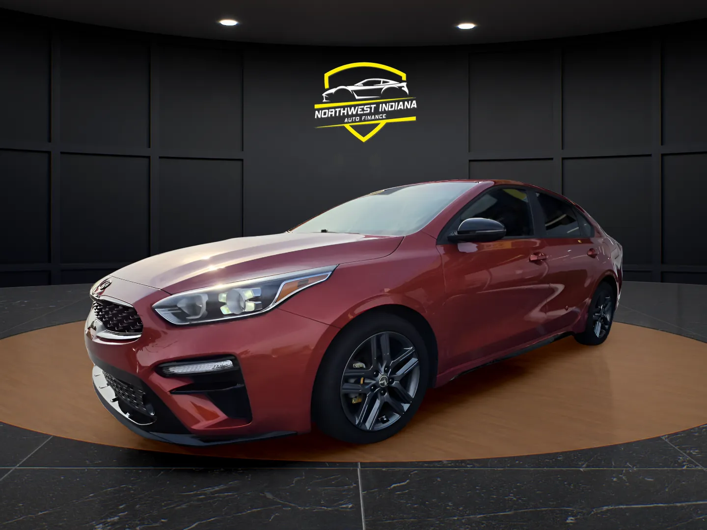 Orange 2021 KIA FORTE GT-LINE for sale in Merrillville, IN