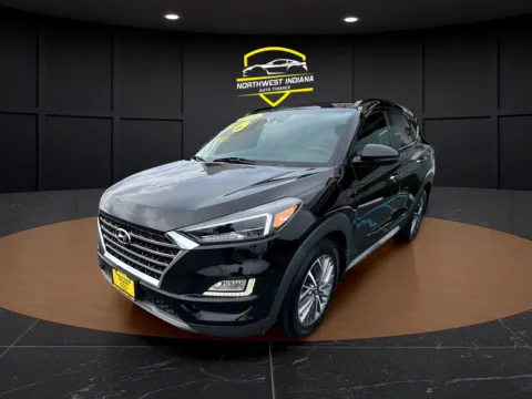 Black 2021 HYUNDAI TUCSON SEL for sale in Merrillville, IN