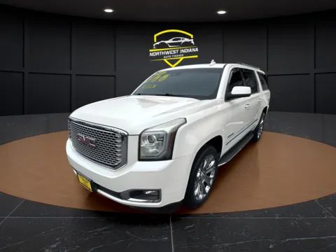White 2015 GMC YUKON XL DENALI for sale in Merrillville, IN