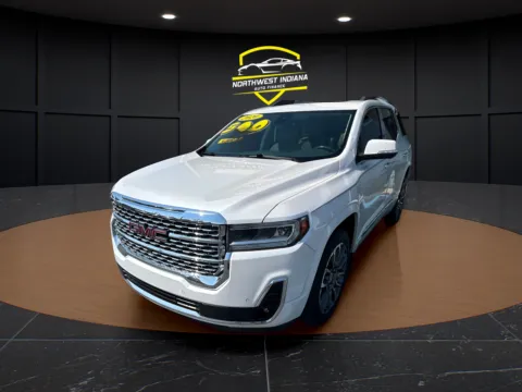 White 2020 GMC ACADIA DENALI for sale in Merrillville, IN