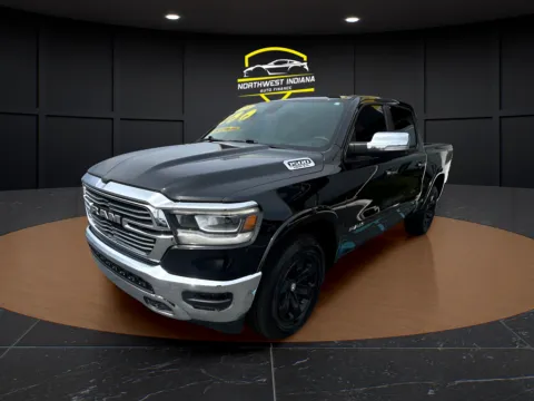Black 2019 RAM 1500 LARAMIE for sale in Merrillville, IN