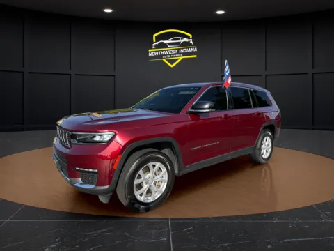 Red 2023 JEEP GRAND CHEROKEE LIMITED for sale in Merrillville, IN