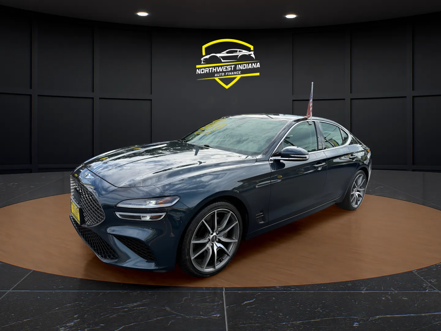 Blue 2022 GENESIS G70 3.3T STANDARD for sale in Merrillville, IN