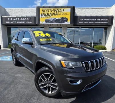 Gray 2020 JEEP GRAND CHEROKEE LIMITED for sale in Merrillville, IN