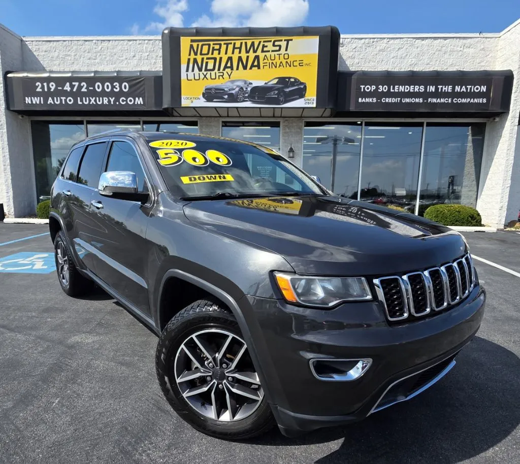 Gray 2020 JEEP GRAND CHEROKEE LIMITED for sale in Merrillville, IN