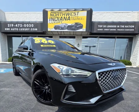 Black 2021 GENESIS G70 2.0T for sale in Merrillville, IN
