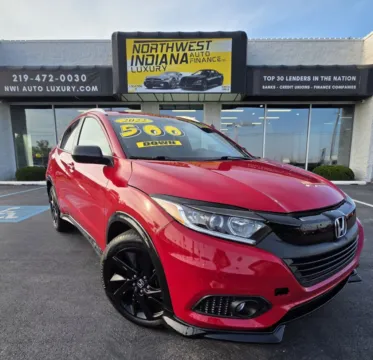 Red 2022 HONDA HR-V SPORT for sale in Merrillville, IN