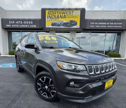 Gray 2022 JEEP COMPASS LATITUDE for sale in Merrillville, IN