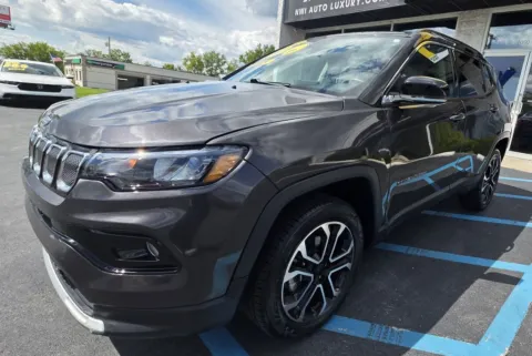 Gray 2022 JEEP COMPASS LIMITED for sale in Merrillville, IN