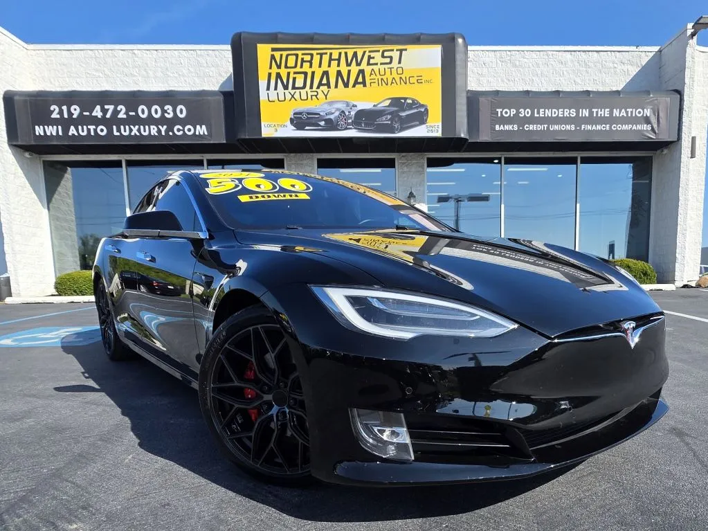 Black 2021 TESLA MODEL S PERFORMANCE for sale in Merrillville, IN