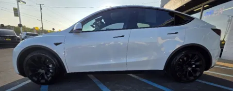 Another view of 2021 TESLA MODEL Y LONG RANGE for sale in Merrillville, IN at NWI Auto Luxury Merrillville