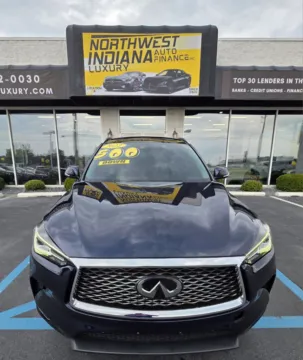 Blue 2022 INFINITI QX50 ESSENTIAL for sale in Merrillville, IN