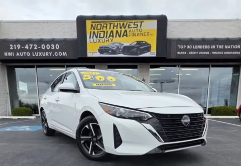White 2025 NISSAN SENTRA SV for sale in Merrillville, IN