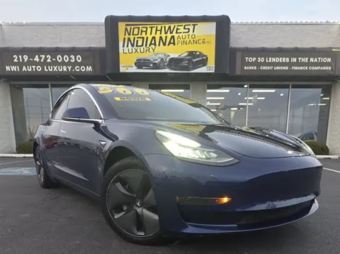 Blue 2019 TESLA MODEL 3 LONG RANGE for sale in Merrillville, IN