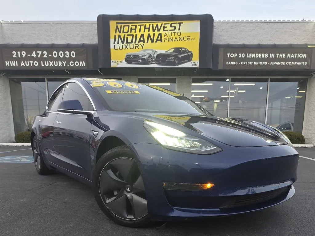 Blue 2019 TESLA MODEL 3 LONG RANGE for sale in Merrillville, IN