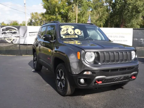 Gray 2019 JEEP RENEGADE TRAILHAWK for sale in Schererville, IN