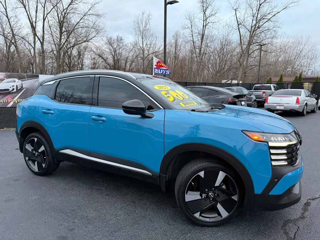 Blue 2025 NISSAN KICKS SR for sale in Schererville, IN