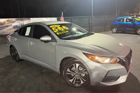 Silver 2021 NISSAN SENTRA SV for sale in Schererville, IN