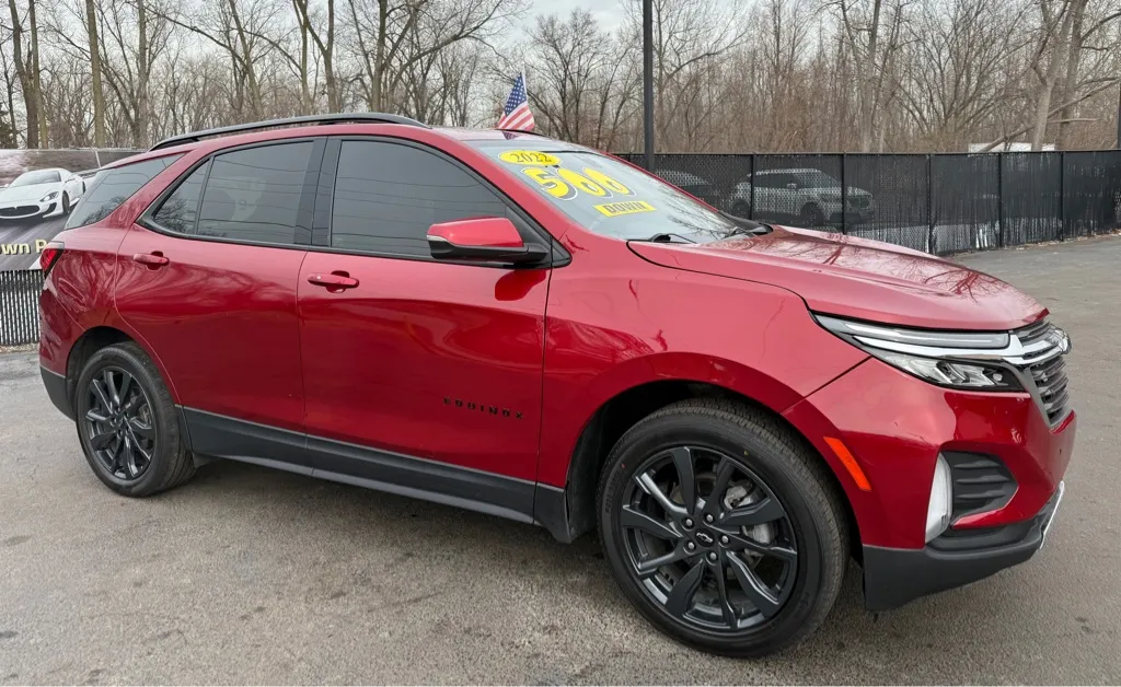 Red 2022 CHEVROLET EQUINOX RS for sale in Schererville, IN