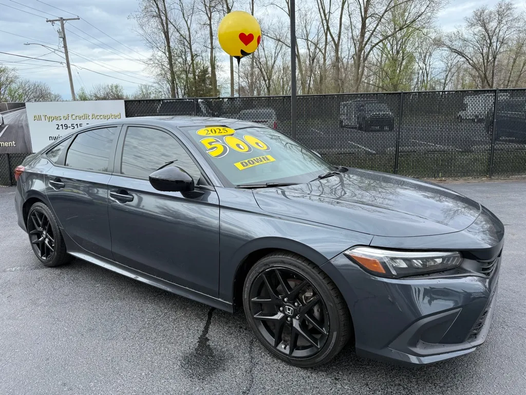 Gray 2025 HONDA CIVIC SPORT for sale in Schererville, IN
