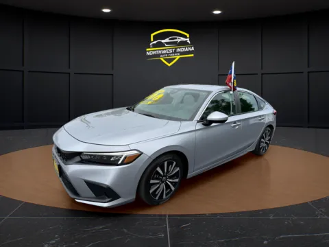 Silver 2024 HONDA CIVIC EX-L for sale in Schererville, IN