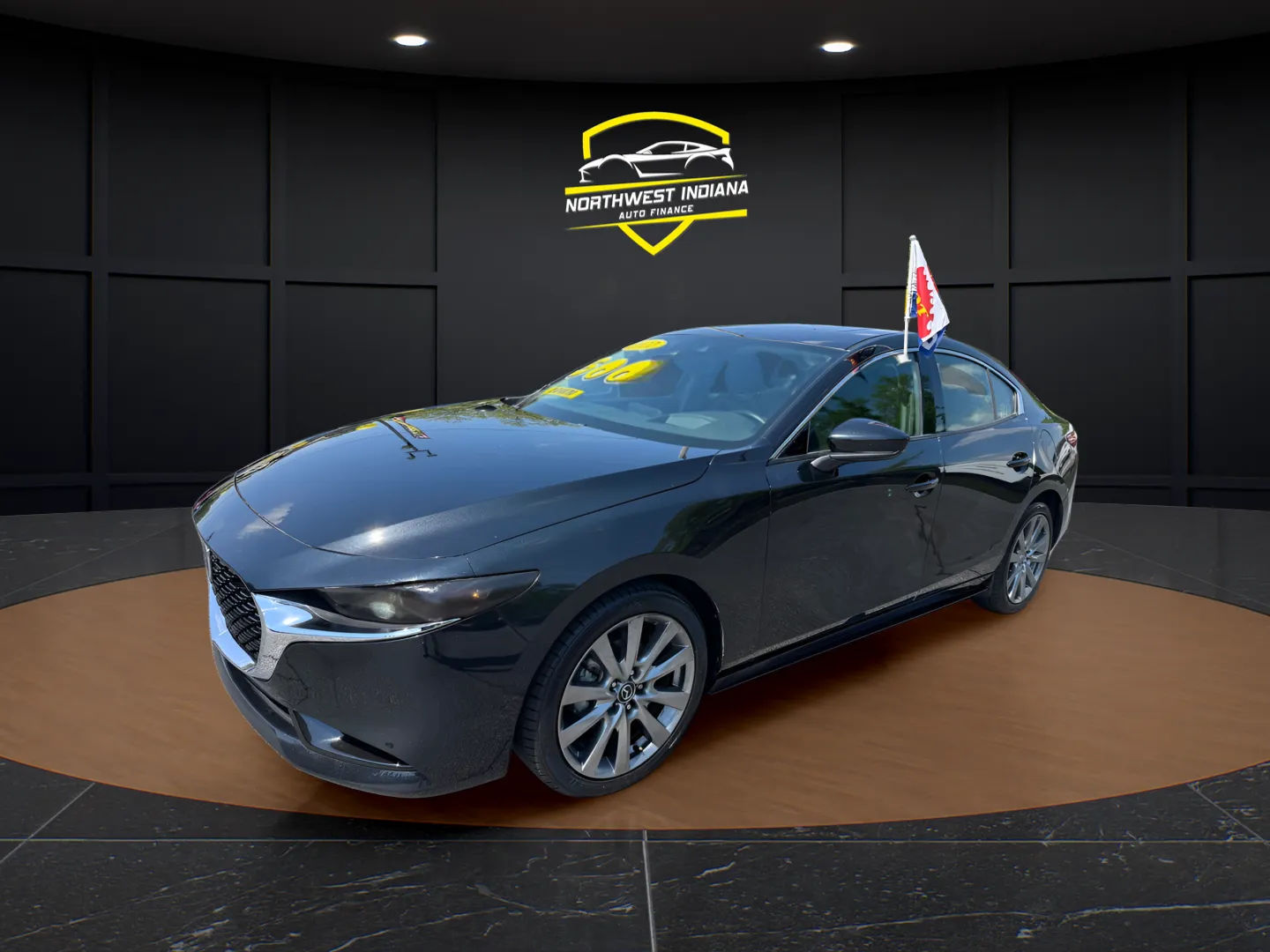 Black 2022 MAZDA MAZDA3 SEDAN PREMIUM for sale in Schererville, IN