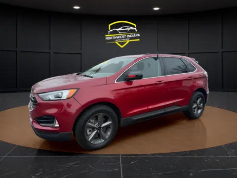 Red 2022 FORD EDGE SEL for sale in Schererville, IN