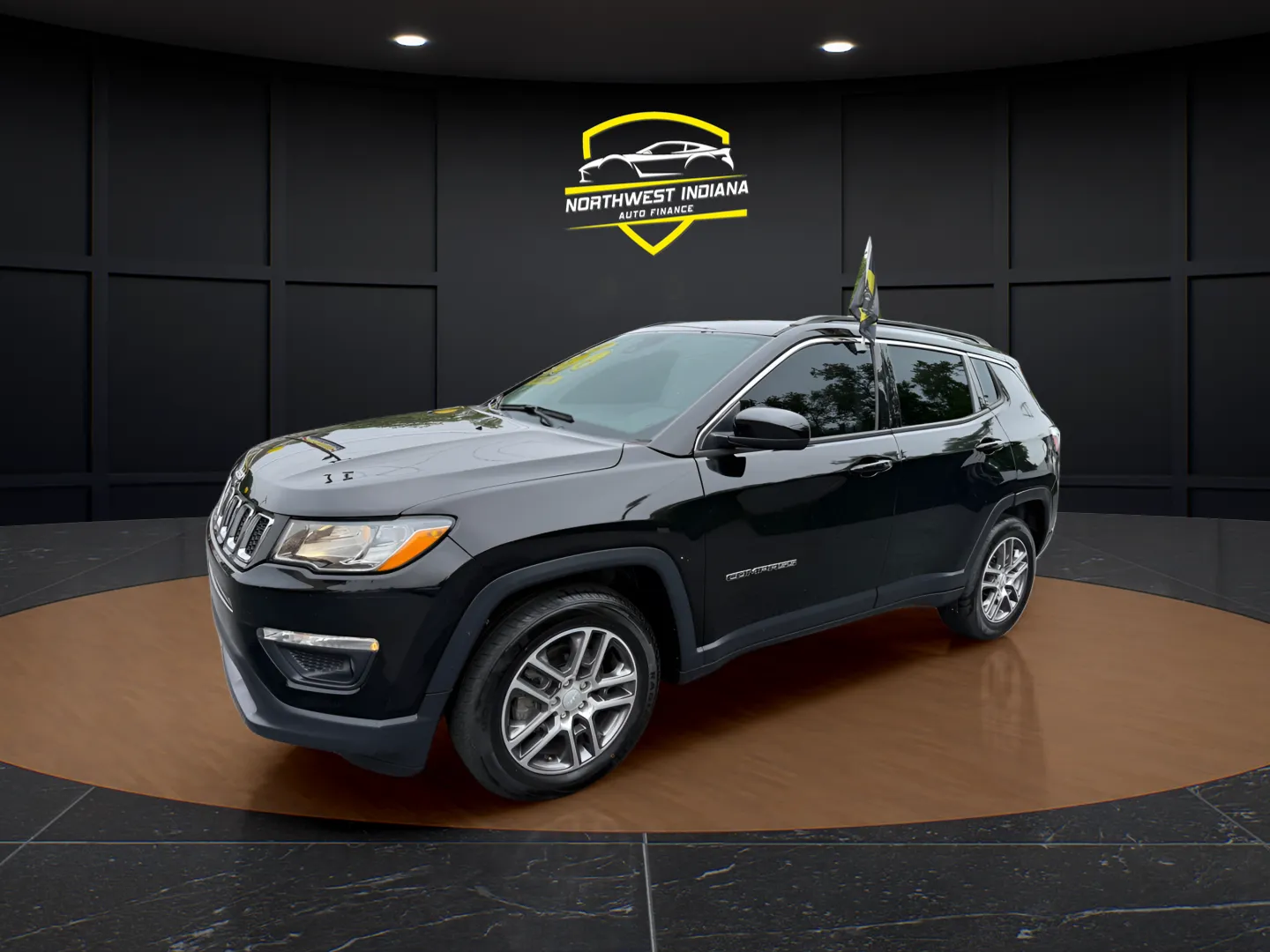 Black 2020 JEEP COMPASS LATITUDE for sale in Schererville, IN