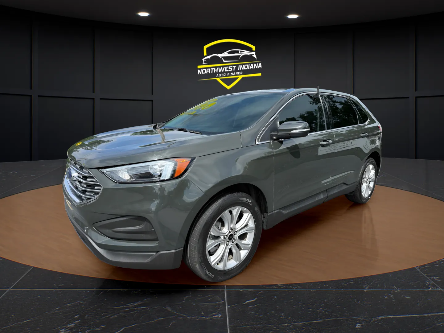 Green 2024 FORD EDGE TITANIUM for sale in Schererville, IN