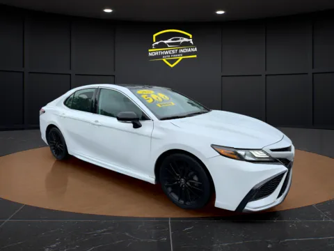 White 2021 TOYOTA CAMRY XSE for sale in Schererville, IN
