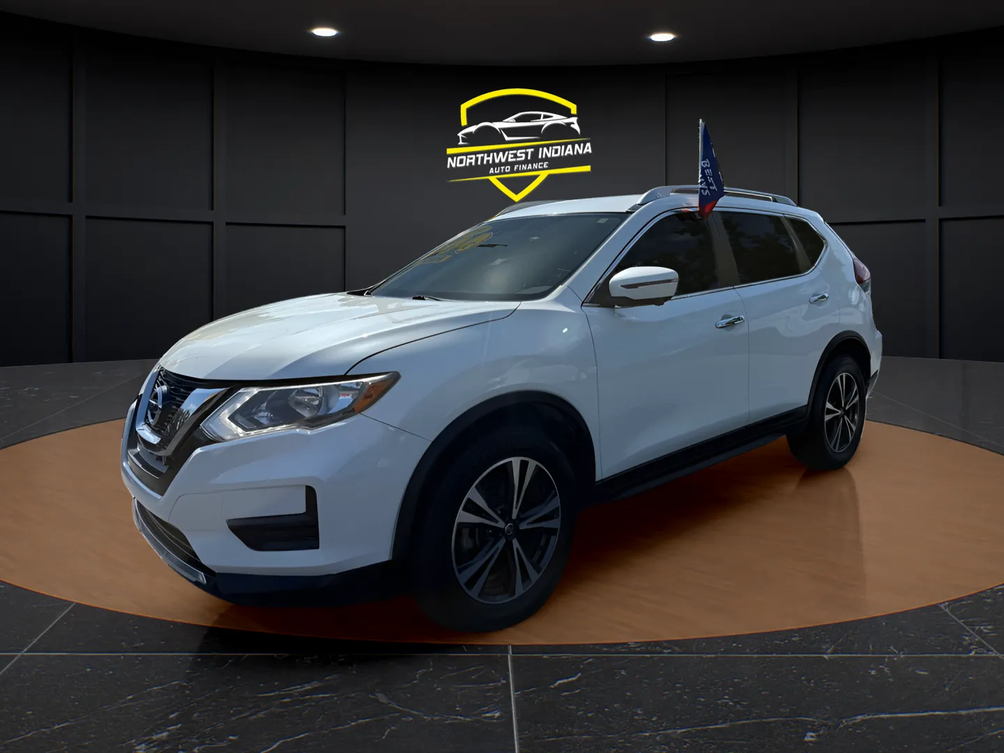 White 2019 NISSAN ROGUE SV for sale in Schererville, IN