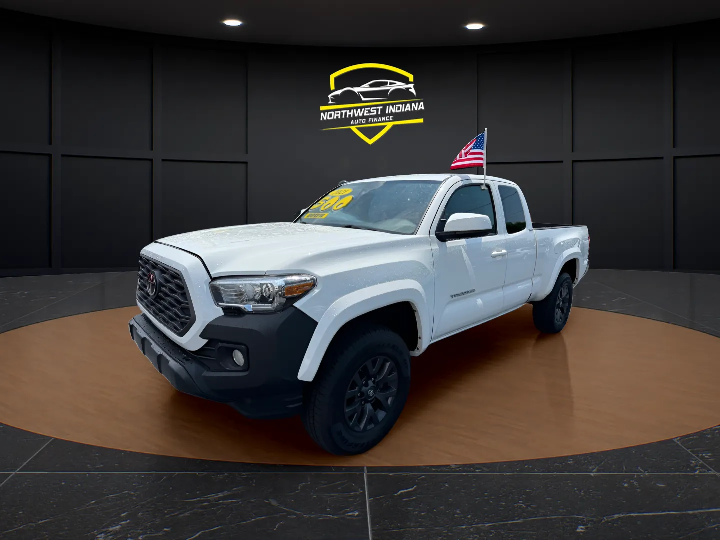 White 2021 TOYOTA TACOMA SR V6 for sale in Schererville, IN