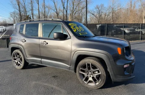 Gray 2021 JEEP RENEGADE LATITUDE for sale in Schererville, IN