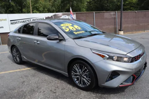Gray 2023 KIA FORTE GT LINE for sale in Schererville, IN