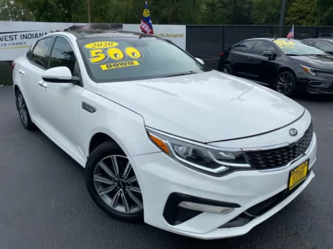 White 2020 KIA OPTIMA EX PREMIUM for sale in Schererville, IN