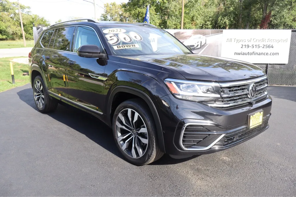 Atlas R Type Used 2022 VOLKSWAGEN ATLAS SEL PREMIUM R-LINE for sale in Schererville ...
