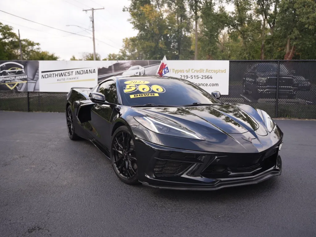 Black 2023 CHEVROLET CORVETTE STINGRAY 3LT for sale in Schererville, IN