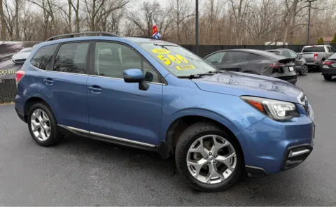 Blue 2018 SUBARU FORESTER 2.5I TOURING for sale in Schererville, IN