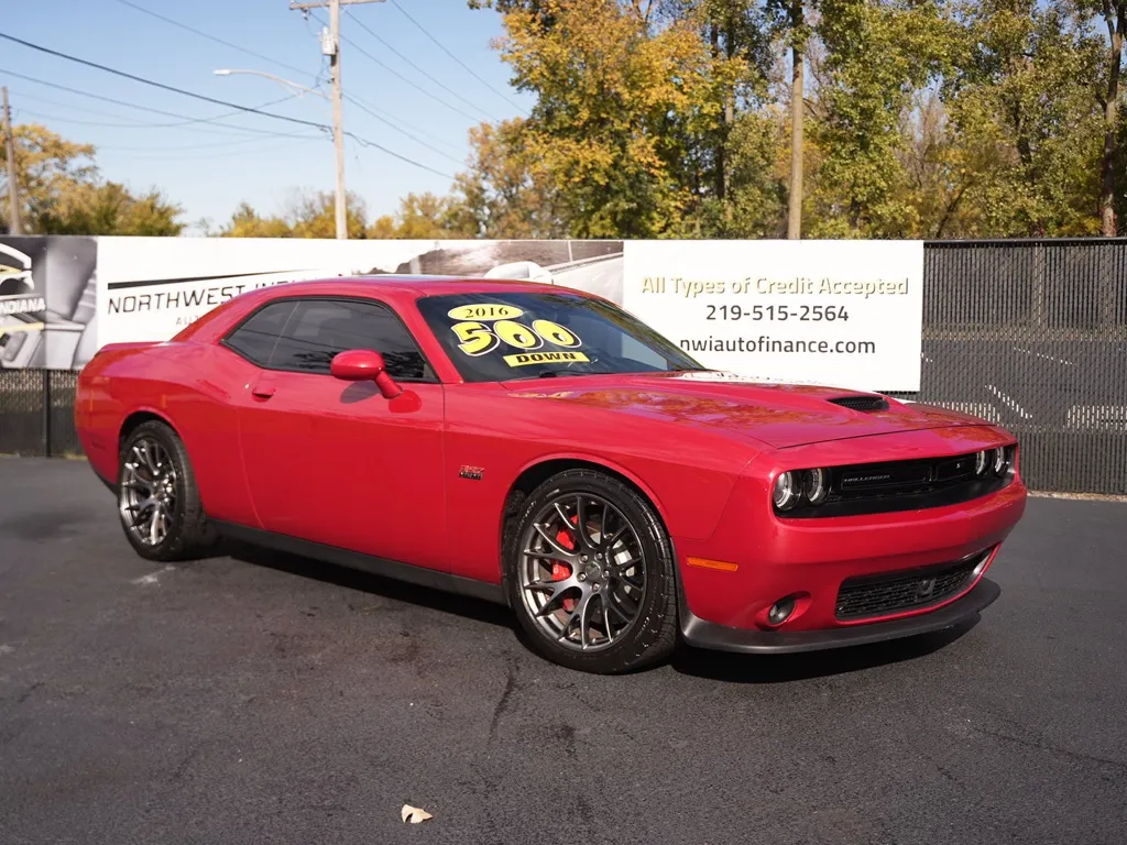 Red 2016 DODGE CHALLENGER SRT 392 for sale in Schererville, IN