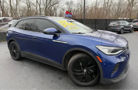 Blue 2021 VOLKSWAGEN ID.4 PRO S for sale in Schererville, IN