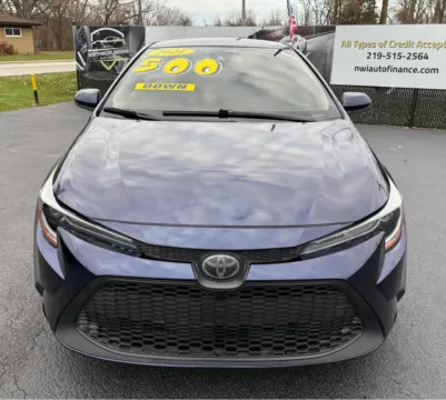 Photos of 2021 TOYOTA COROLLA LE for sale in Schererville, IN at NWI Auto Finance Schererville