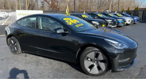 Black 2021 TESLA MODEL 3 Standard Range Plus for sale in Schererville, IN