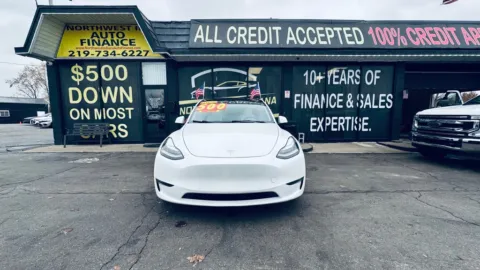 Photos of 2021 TESLA MODEL Y LONG RANGE for sale in Valparaiso, IN at NWI AUTO FINANCE Valparaiso
