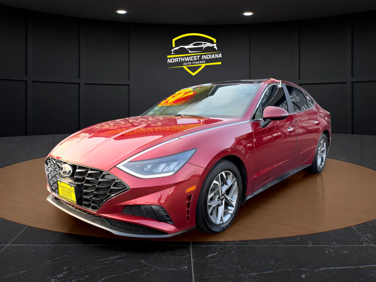 Red 2023 HYUNDAI ELANTRA SEL for sale in Valparaiso, IN