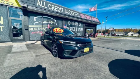 Black 2024 HONDA CIVIC EX for sale in Valparaiso, IN